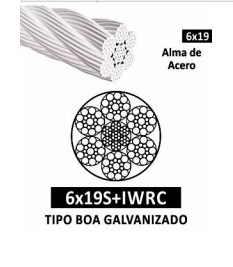 CABLE DE ACERO GALVANIZADO - JCM STEEL