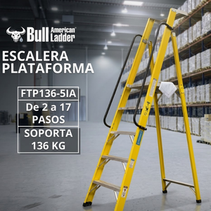 Escalera Plataforma FTP136-5IA 2 A 17 PASOS