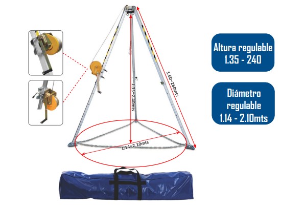 TRÍPODE DE RESCATE HARU