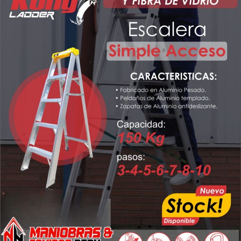 escalera-simple-acceso-de-aluminio-y-fibra-de-vidrio